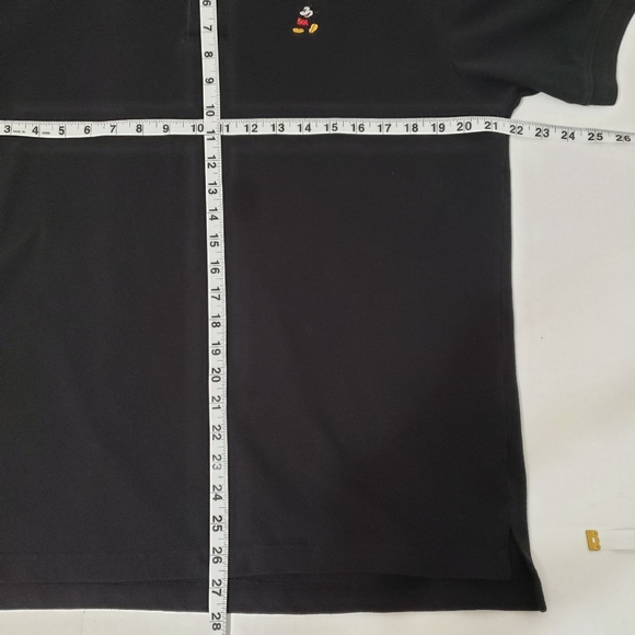 Disney's Mickey Mouse polo shirt Mens large black - Picture 4 of 4